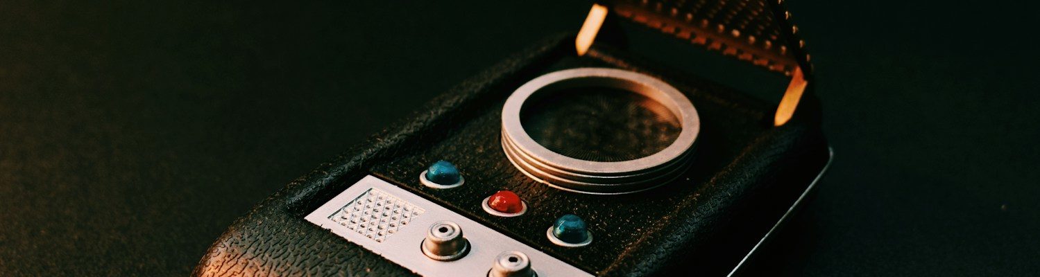 rectangular black digital device